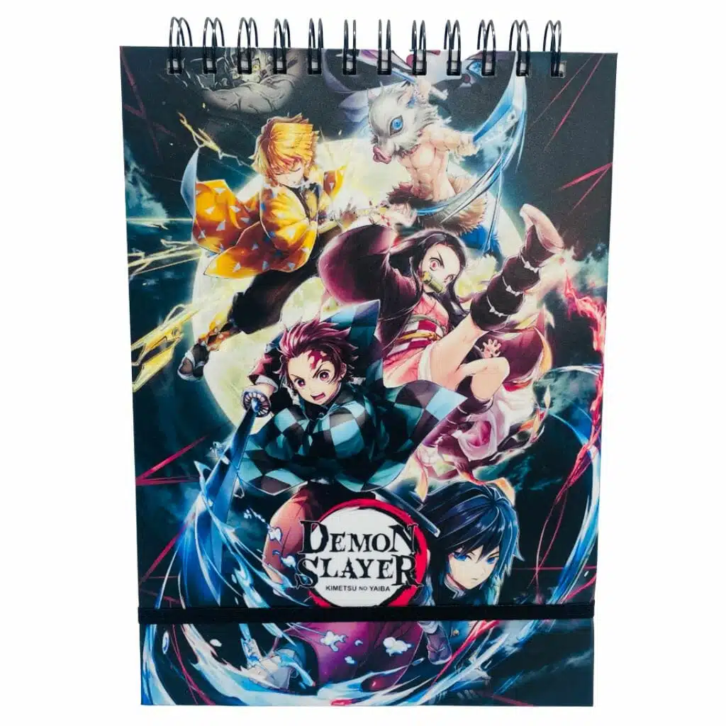 CYL037 Croquera B5 100 Hojas Lisas Blancas Diseño Demon Slayer: Kimetsu no Yaiba - Imagen 1
