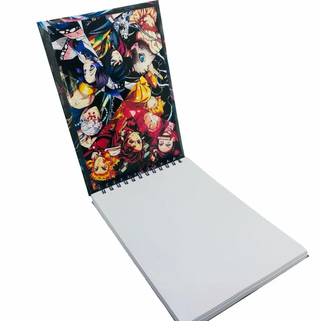 Croquera B5 100 Hojas Lisas Blancas Diseño Demon Slayer: Kimetsu no Yaiba - Imagen 4
