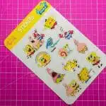 Lámina de Stickers Diseño Bob Esponja - Imagen 2