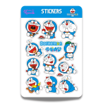 Lámina de Stickers Diseño Doraemon