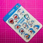 Lámina de Stickers Diseño Doraemon - Imagen 2