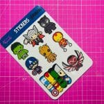 Lámina de Stickers Diseño Avengers - Imagen 2