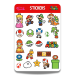Lámina de Stickers Super Mario Bros