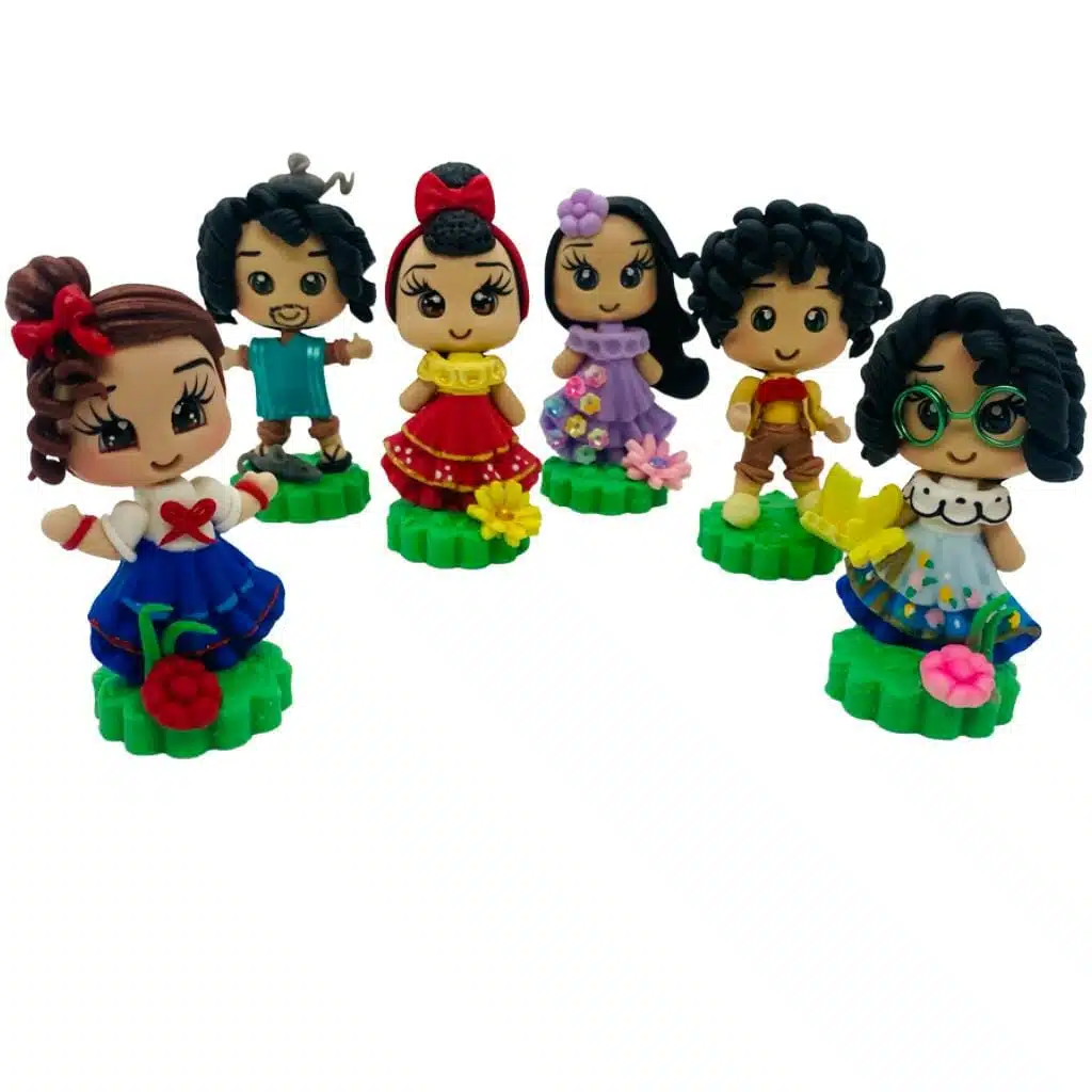 FIG023_2 Set de 6 Figuras Figwaii - Familia Madrigal / Encanto de Disney - Imagen 1