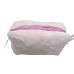 Estuche Peludo Rosado Diseño de Cerdito - Imagen 3