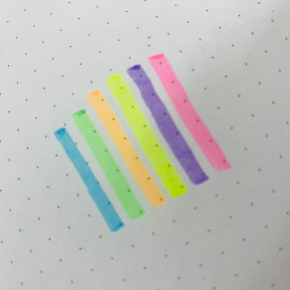 Set de 6 Mini Destacadores Diseño Pompom Friends Tonos Fluorescentes - Imagen 5