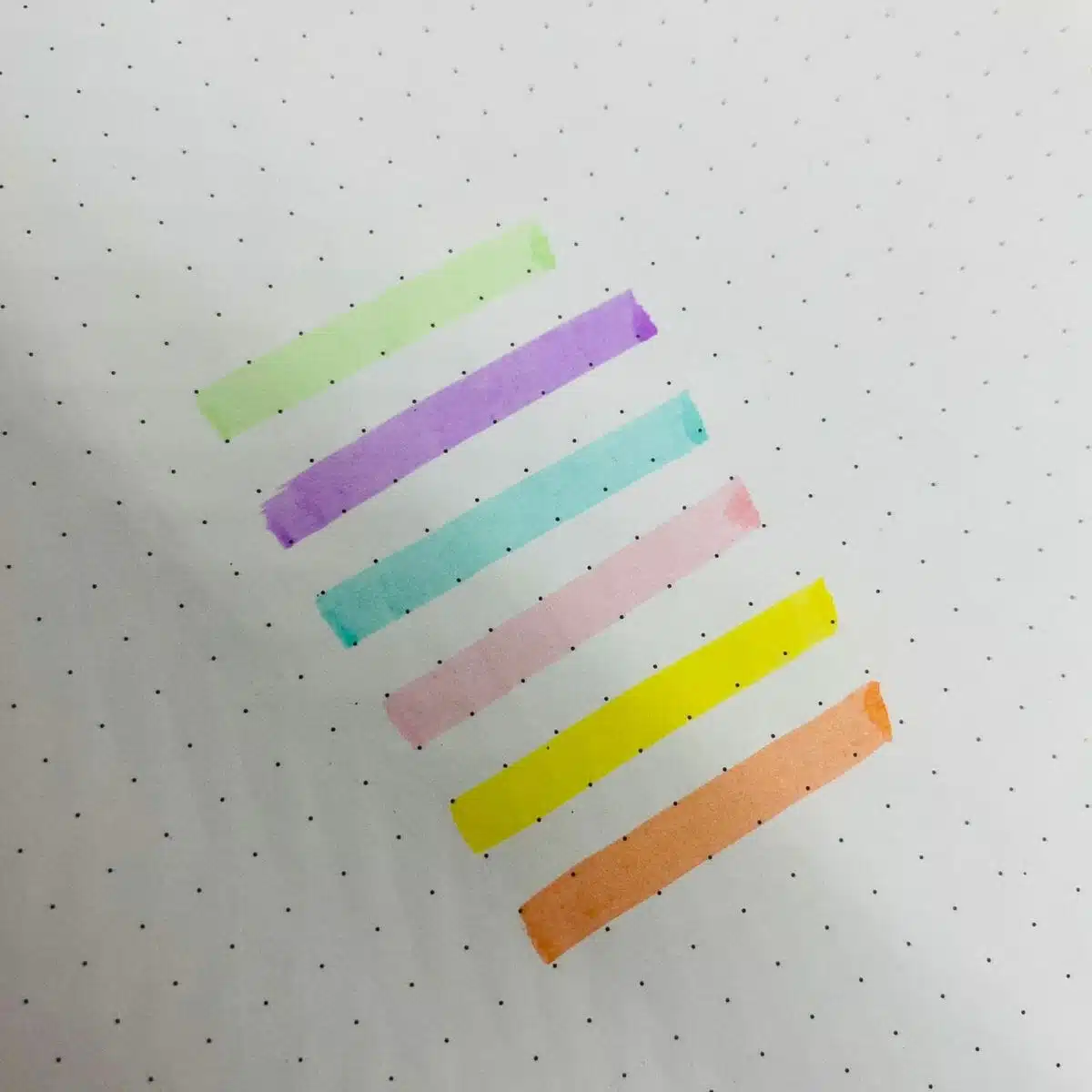 Set de 6 Mini Destacadores Forma de Zanahoria Tonos Pasteles - Imagen 4