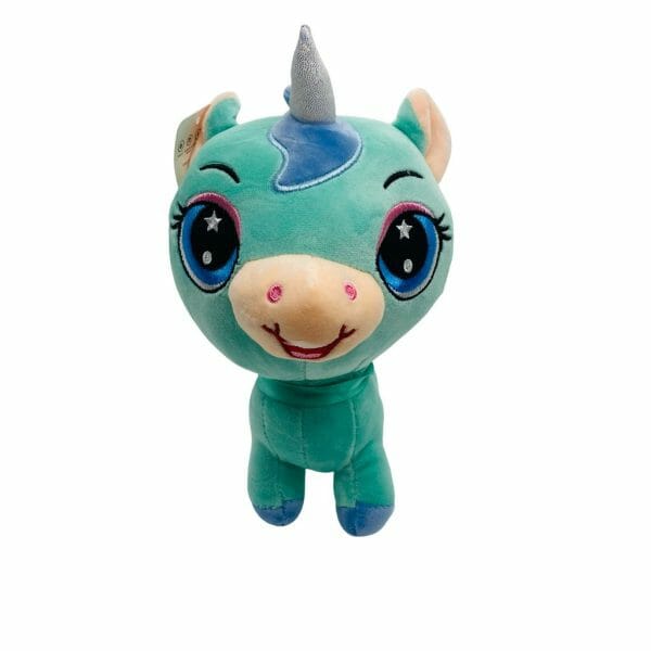 Peluche de Unicornio Kawaii Celeste
