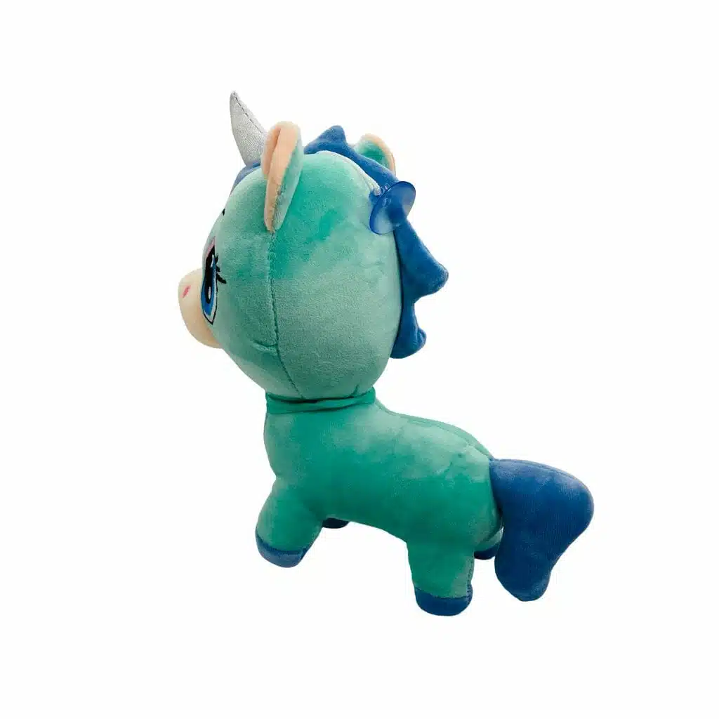 Peluche de Unicornio Kawaii Celeste - Imagen 3
