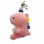 Peluche de Dinosaurio Kawaii de Cumpleaños Rosado - Imagen 2