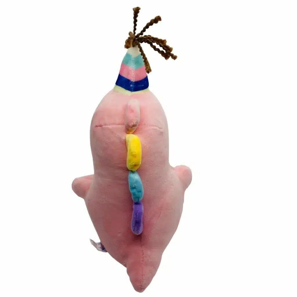 Peluche de Dinosaurio Kawaii de Cumpleaños Rosado - Imagen 3