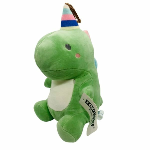 Peluche de Dinosaurio Kawaii de Cumpleaños Verde