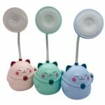 Lámpara de Escritorio Led Recargable Modelo de Gatito Maneki Neko (Elige Color)