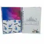Cuaderno A5 100 Hojas Cuadriculadas 7mm Diseño de Fortnite - Imagen 5
