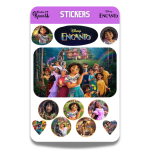 Lámina de Stickers Diseño Encanto de Disney