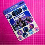 Lámina de Stickers Diseño Fortnite - Imagen 2