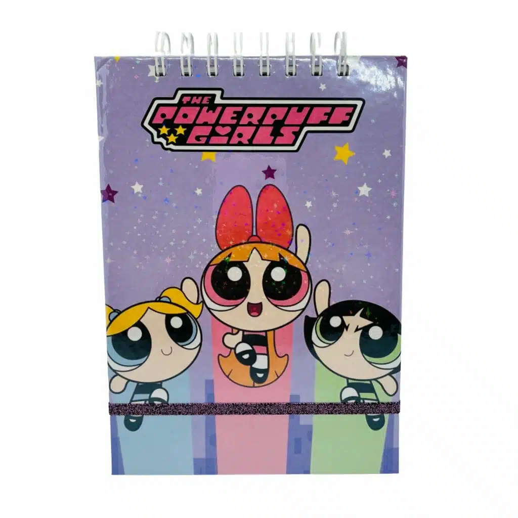 Croquera A5 80 Hojas Lisas Blancas Diseño Las Chicas Superpoderosas - Imagen 1