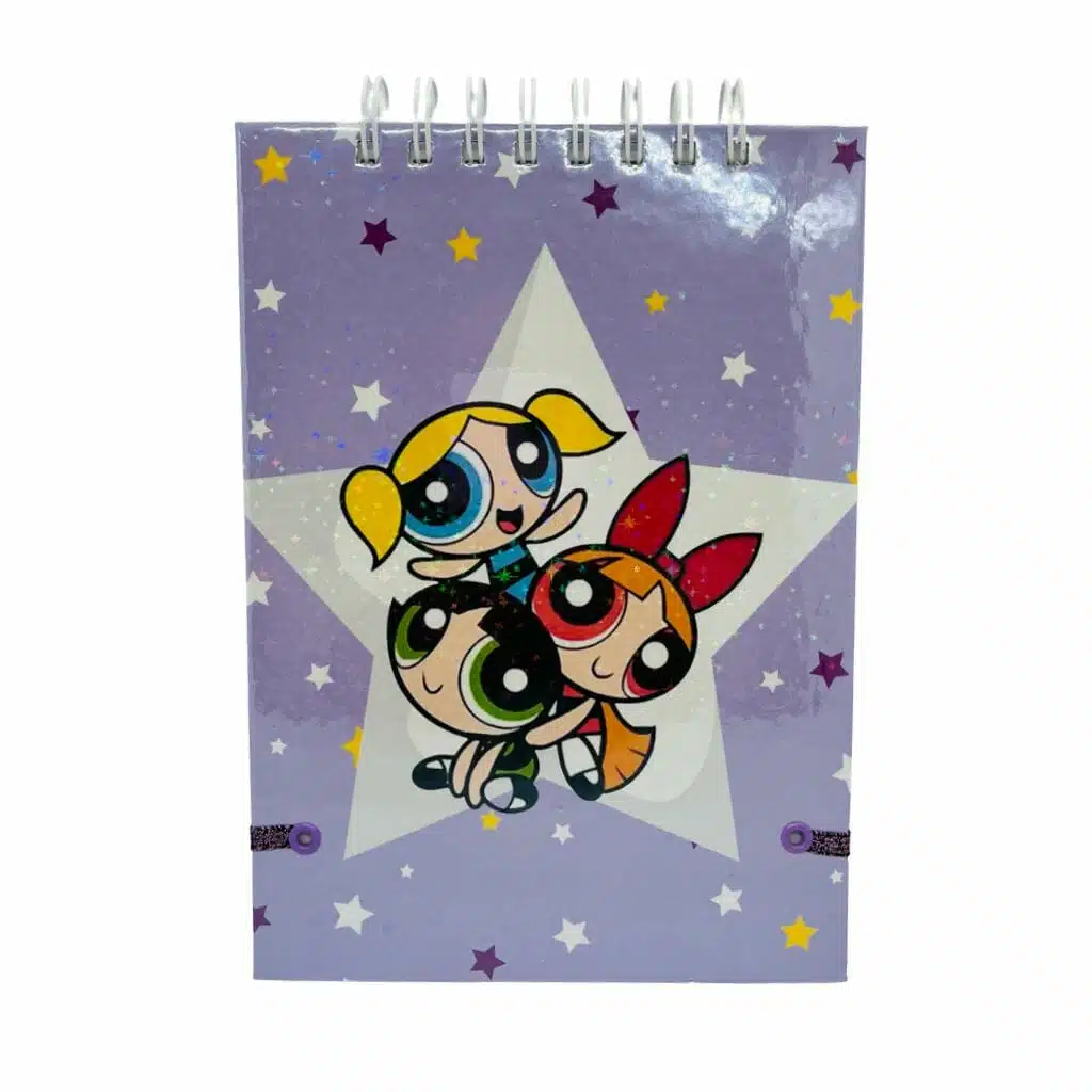 Croquera A5 80 Hojas Lisas Blancas Diseño Las Chicas Superpoderosas - Imagen 2