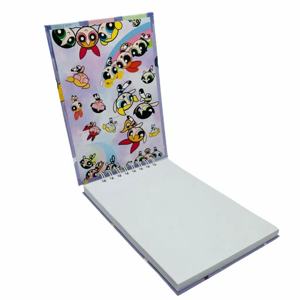 Croquera A5 80 Hojas Lisas Blancas Diseño Las Chicas Superpoderosas - Imagen 3