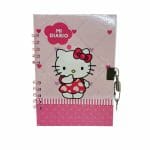 Diario de Vida A5 70 Hojas Diseño de Hello Kitty
