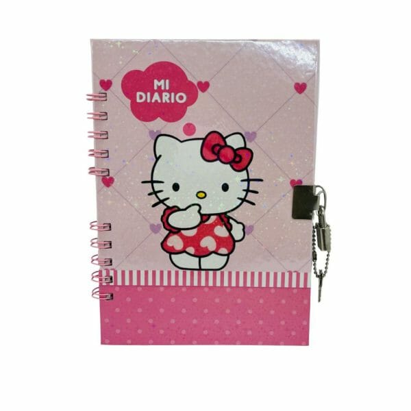 Diario de Vida A5 70 Hojas Diseño Hello Kitty