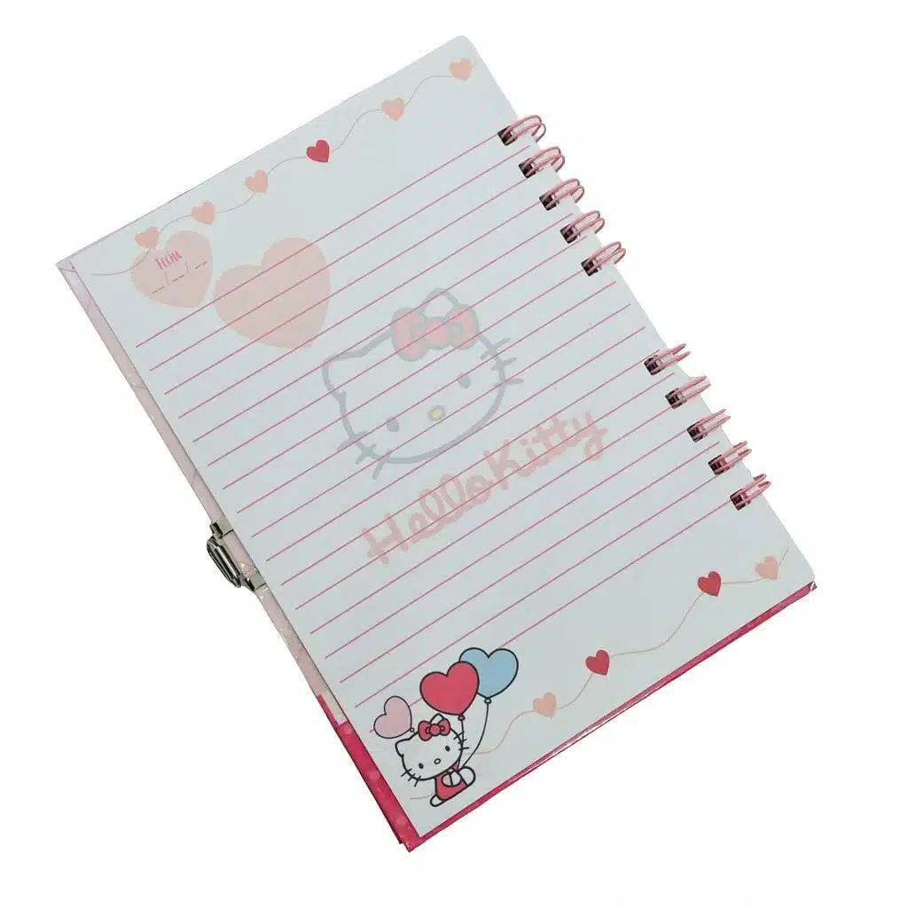 Diario de Vida A5 70 Hojas Diseño Hello Kitty - Imagen 7