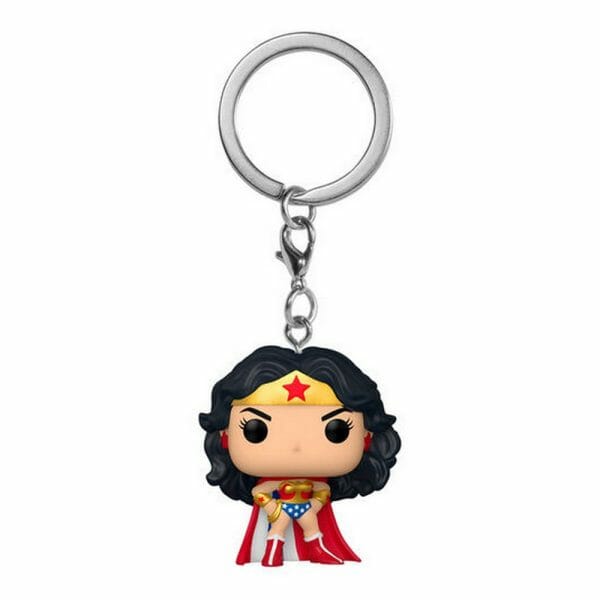 Pocket Pop! Keychain DC Comics - Wonder Woman Classic With Cape / WW80TH