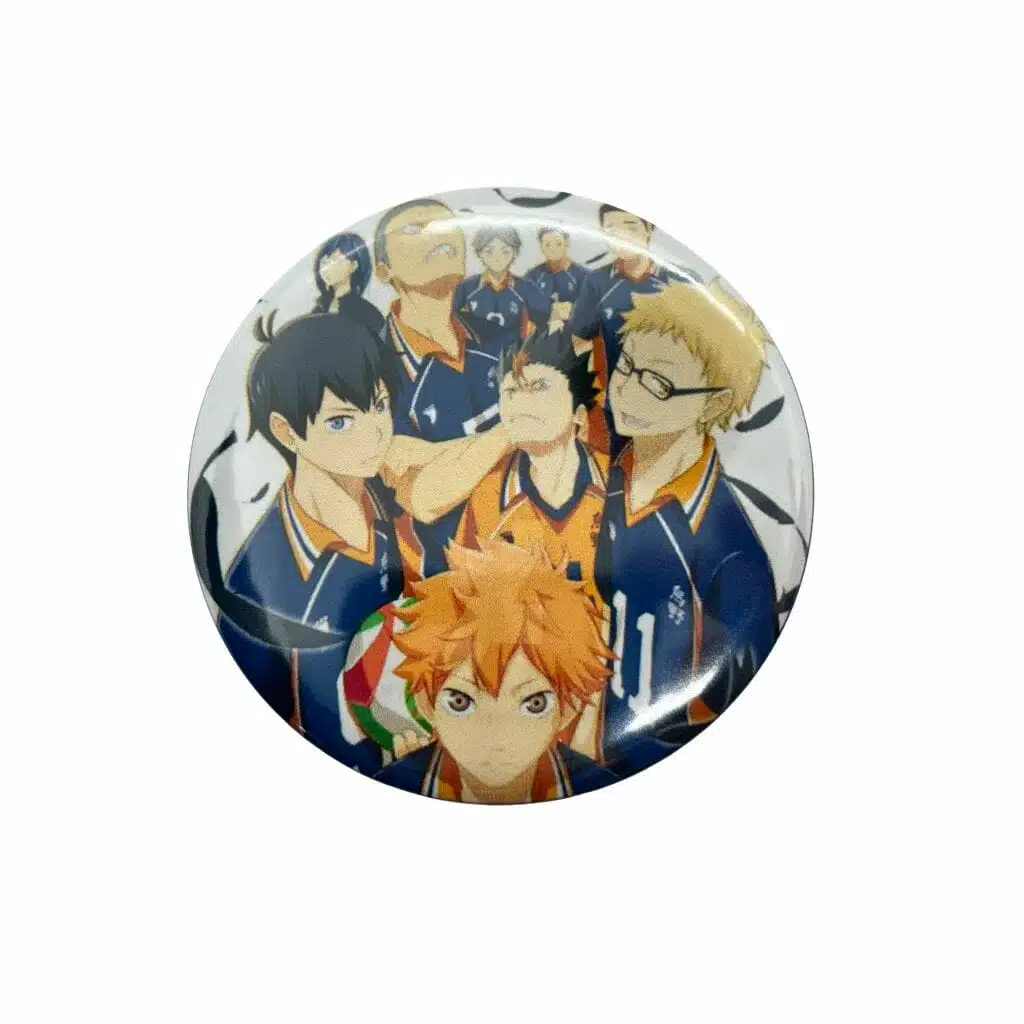 Chapita Circular de 58mm Diseño de Haikyu!! - Imagen 1
