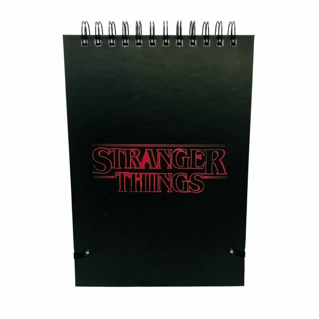 Croquera B5 100 Hojas Lisas Blancas Diseño Stranger Things - Imagen 4