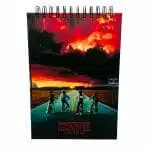 Croquera B5 100 Hojas Lisas Blancas Diseño Stranger Things - Imagen 5