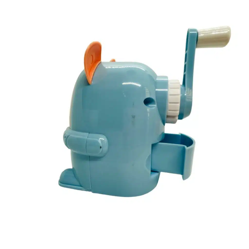 Sacapuntas con Deposito y Manivela Diseño de Osito (Elige Color) - Imagen 3