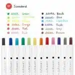 Set de 12 Marcadores Retractiles ClickArt Zebra - Imagen 2
