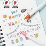 Set de 12 Marcadores Retractiles ClickArt Zebra - Imagen 3