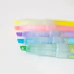 Set de 5 Destacadores Glitter Kirarich Zebra - Imagen 4