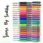 Set de 20 Lápices Tintal Gel 0.5mm. Sarasa Clip Zebra - Imagen 3