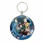 Chapita Circular de 58mm con Espejo Tipo Llavero Diseño de Demon Slayer: Kimetsu no Yaiba