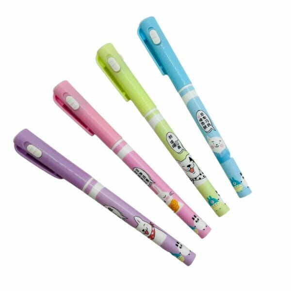 Marcador Mágico con Luz Ultravioleta Diseño de Animales (Elige Color)