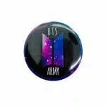 Chapita Circular de 58mm Diseño de BTS Army