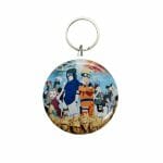 Chapita Circular de 58mm Tipo Llavero Diseño de Naruto