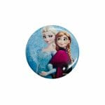 Chapita Circular de 58mm con Espejo Diseño de Frozen
