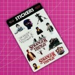 Lámina de Stickers Diseño Stranger Things - Imagen 2