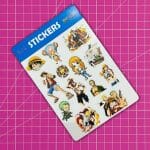 Lámina de Stickers Diseño One Piece - Imagen 2