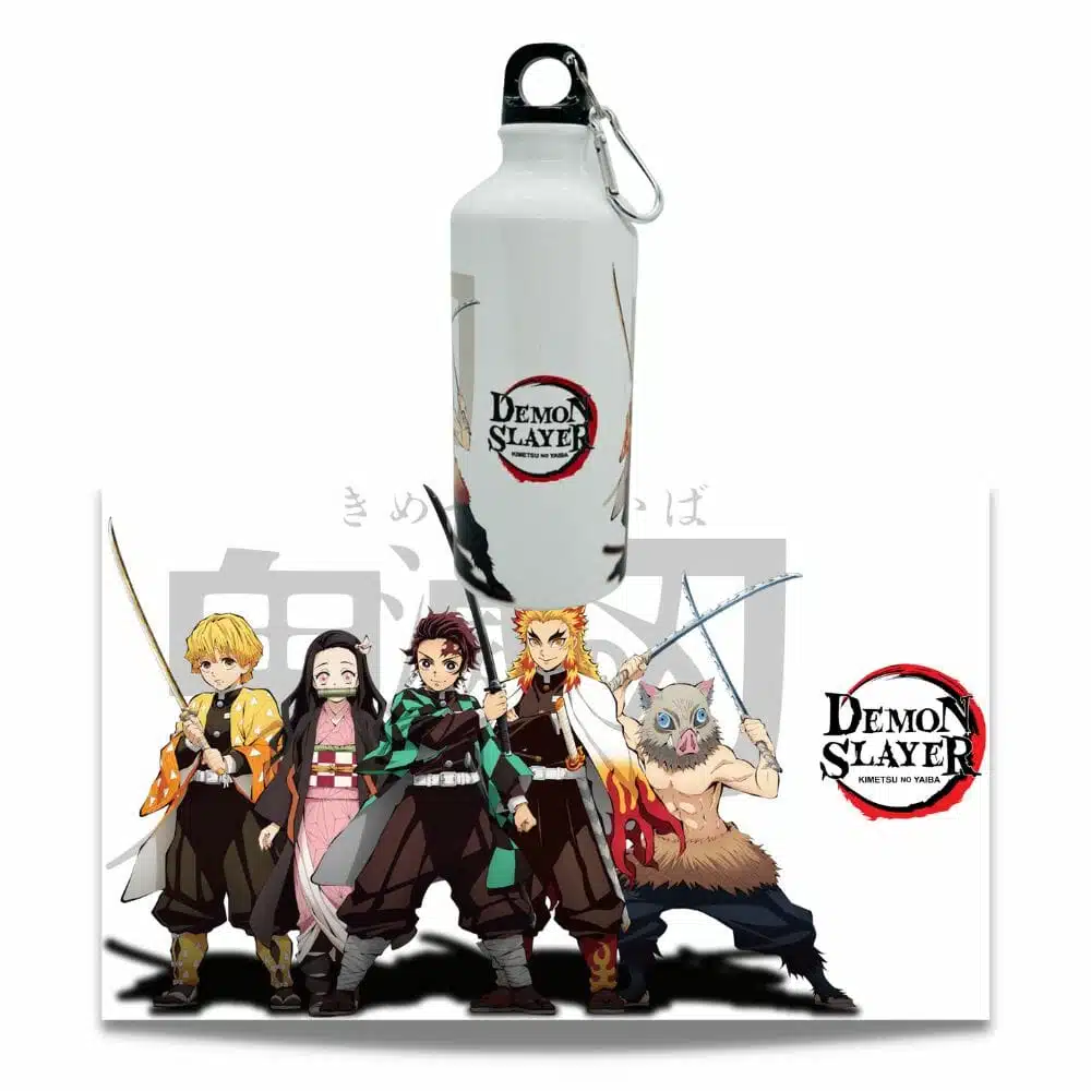 Botella Metálica 600ml Diseño Demon Slayer: Kimetsu no Yaiba - Imagen 2