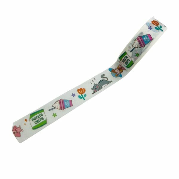 Cinta Washi Tape 5m Diseño de Niña de Paseo