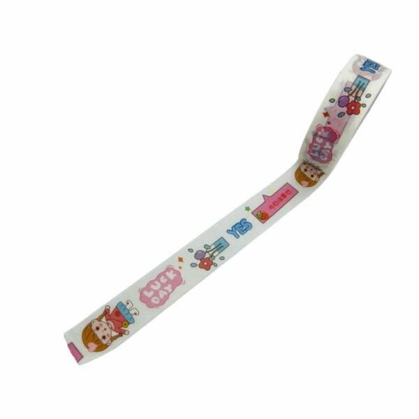Cinta Washi Tape 5m Diseño de Niña con Flores