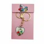 Llavero con Gancho Modelo de Corazón Blanco Personajes BT21 - Imagen 2