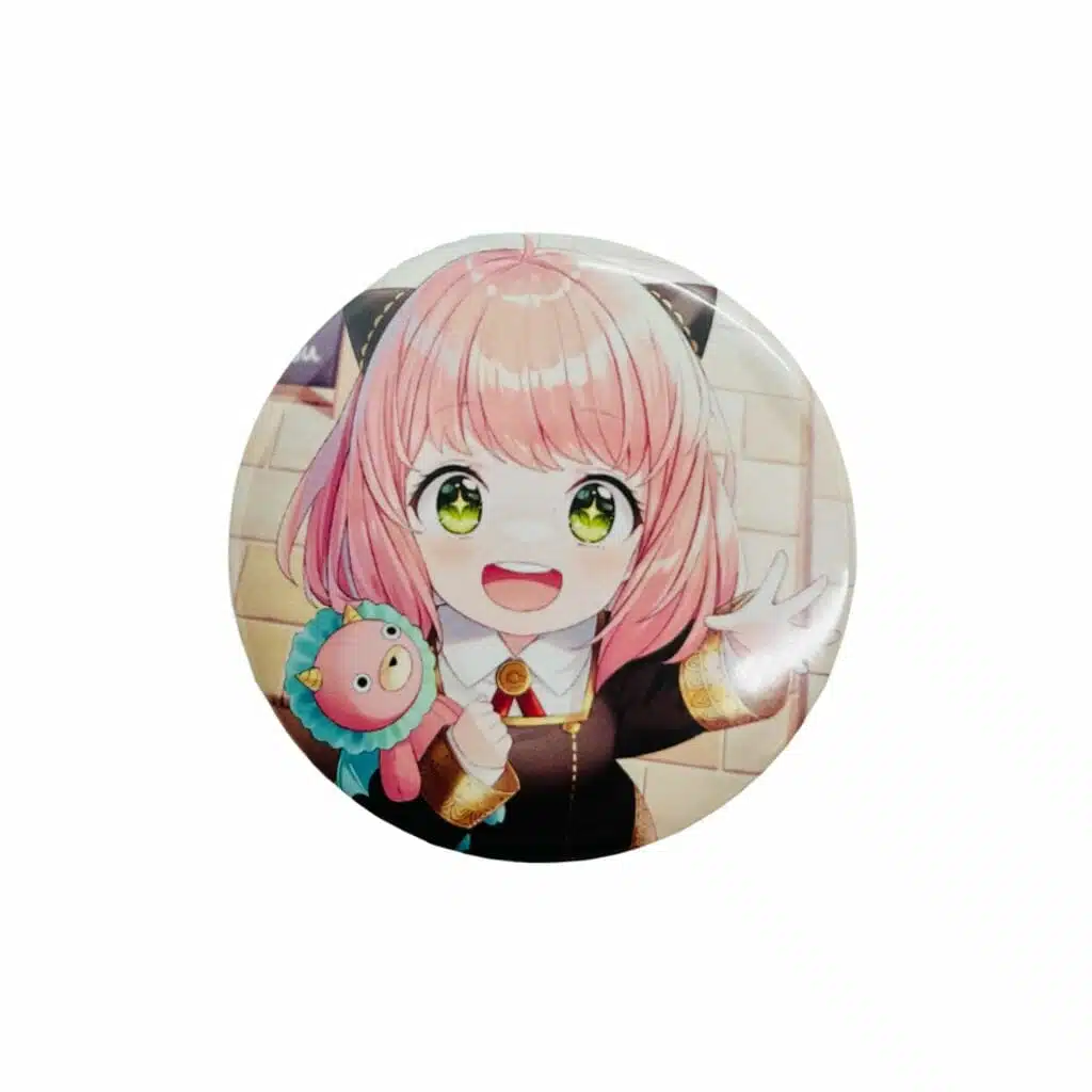 CHA070 Chapita Circular de 58mm Diseño de Anya Forger / Spy x Family - Imagen 1