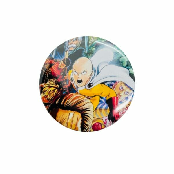 Chapita Circular de 58mm Diseño de One Punch-Man