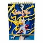 Croquera B5 100 Hojas Lisas Blancas Diseño de Serena Tsukino / Sailor Moon