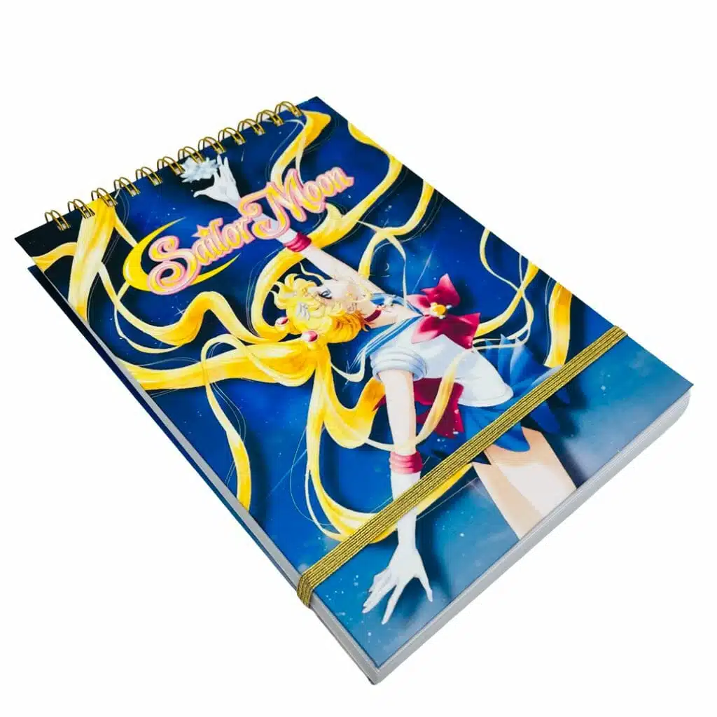 Croquera B5 100 Hojas Lisas Blancas Diseño Serena Tsukino / Sailor Moon - Imagen 3